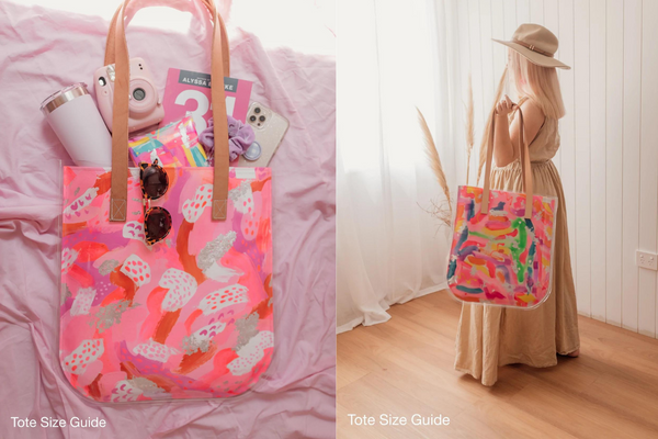 DIY Painted Tote Bags, Online class & kit