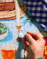 1000 Piece Puzzle - Feast on the Sunlit Terrace Puzzles Journey of Something
