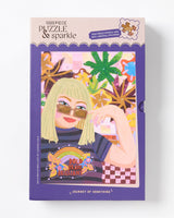 1000 Piece Puzzle with Gems - Bold, Brave, Brilliant - Journey of Something