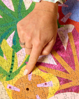 1000 Piece Puzzle with Gems - Bold, Brave, Brilliant - Journey of Something