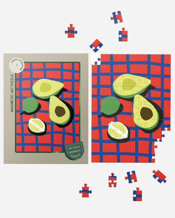 100 Piece Magnet Puzzle - Avocado is Life Puzzles Journey of Something