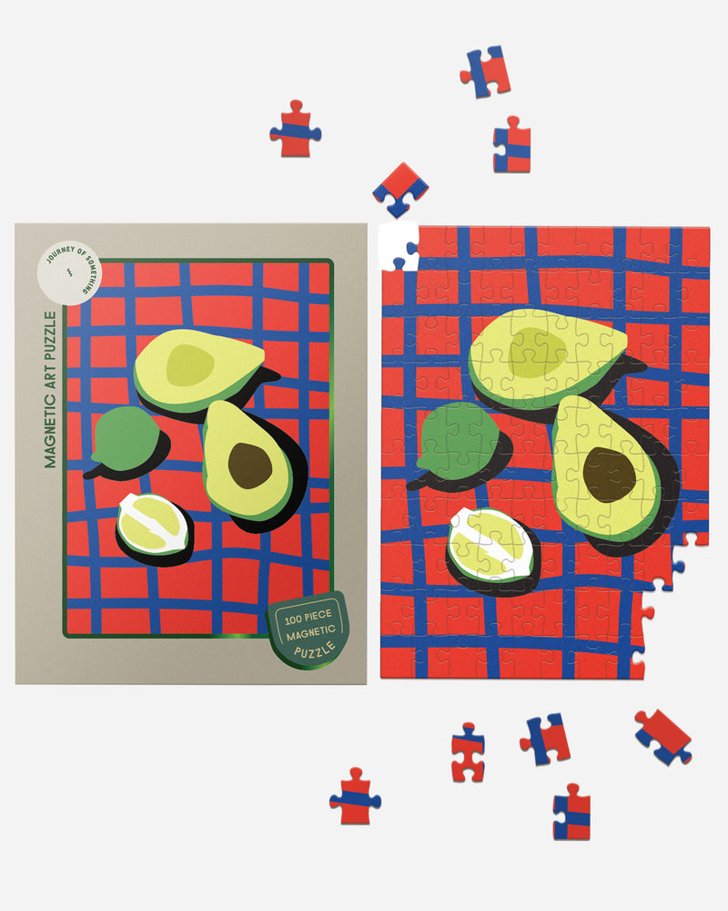 100 Piece Magnet Puzzle - Avocado is Life Puzzles Journey of Something