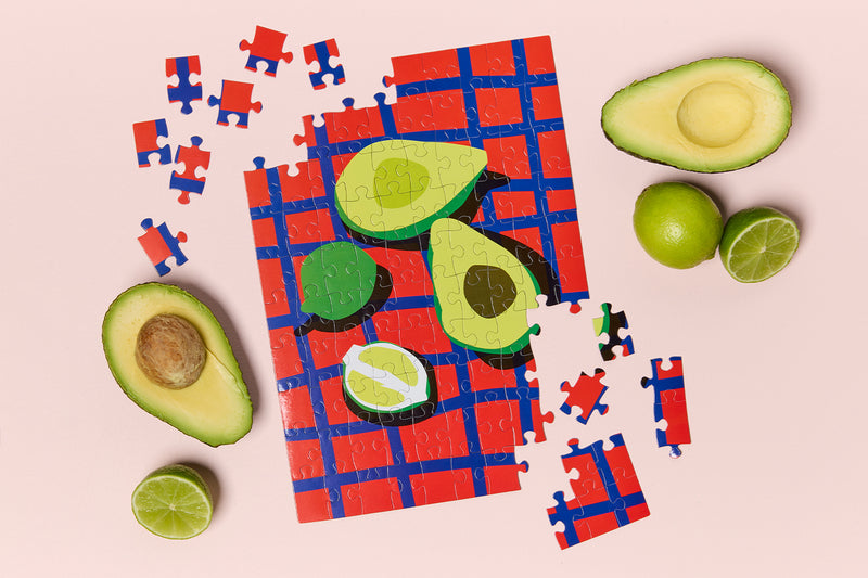 100 Piece Magnetic Puzzle - Avocado is Life