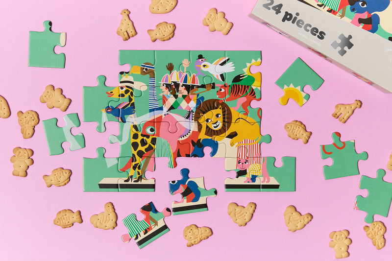 24 Piece Kids Puzzle - Animal Carnival