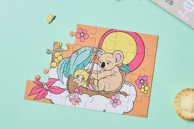 24 Piece Kids Puzzle - May Gibbs x Kasey Rainbow - Cloud Party