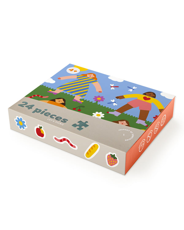 24 Piece Kids Puzzle - Let's Picnic Puzzles Journey of Something