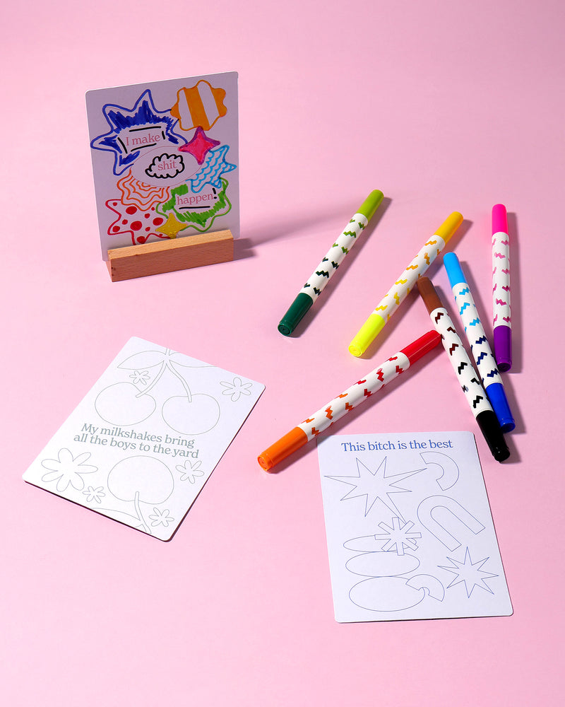 Colour Your Own Adult Affirmation Cards - Pre Order Journey of Something