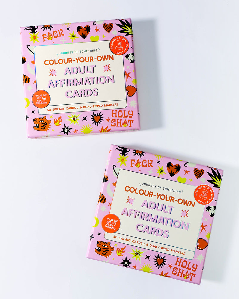 Colour Your Own Adult Affirmation Cards - Pre Order Journey of Something