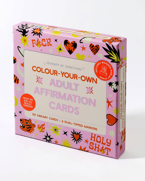 Colour Your Own Adult Affirmation Cards - Pre Order Journey of Something