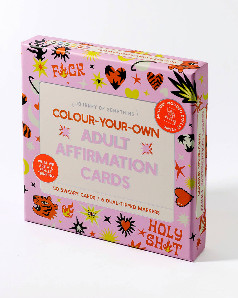Colour Your Own Adult Affirmation Cards - Pre Order Journey of Something