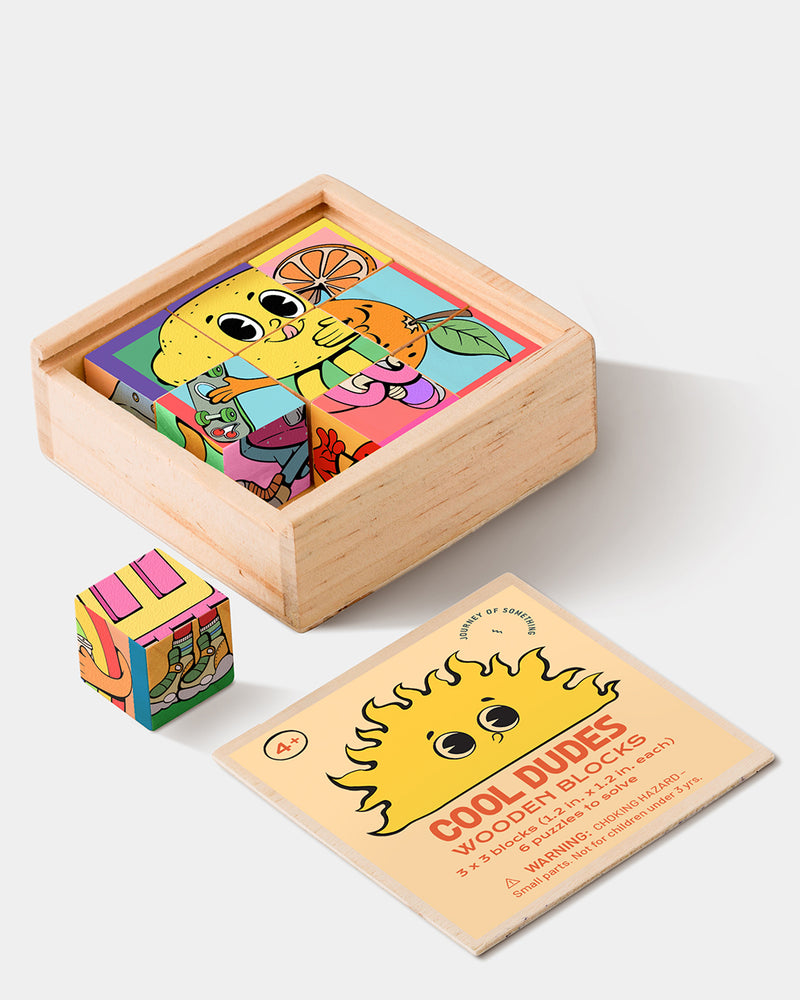 Cool Dudes Wooden Blocks Journey of Something