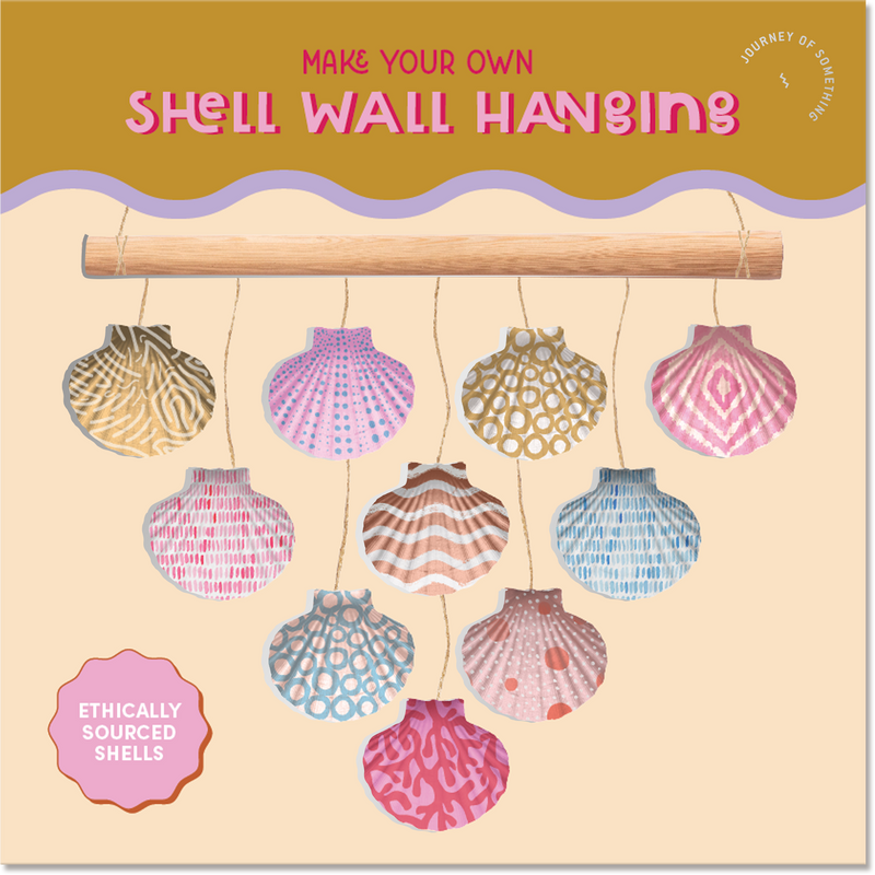 Make Your Own Shell Wall Hanging - Pre Order Journey of Something