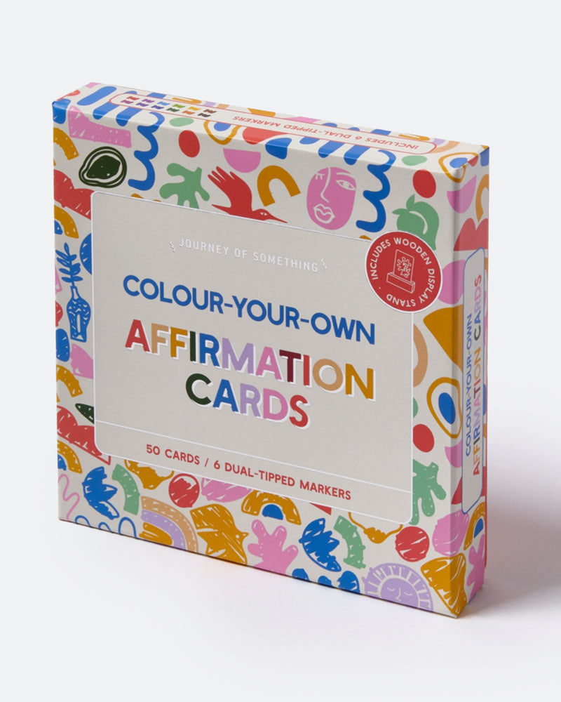 Colour Your Own Affirmation Cards  Journey of Something