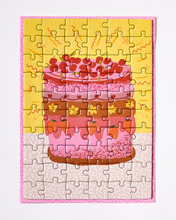 Greeting Card Puzzle - Sweet Birthday Gift Card Journey of Something