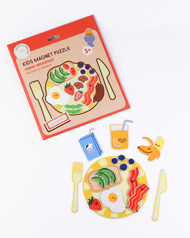 Kids Magnet Puzzle - Yummy Breakfast Puzzles Journey of Something