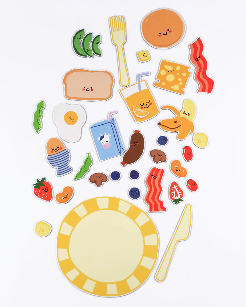 Kids Magnet Puzzle - Yummy Breakfast Puzzles Journey of Something