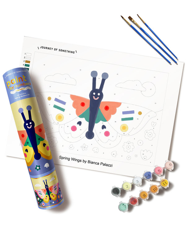 Kids Paint by Numbers - Spring Wings Posters, Prints, & Visual Artwork Journey of Something