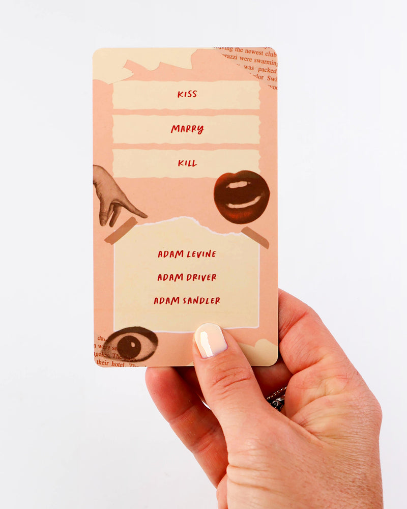 Kiss Marry Kill Cards Games Journey of Something