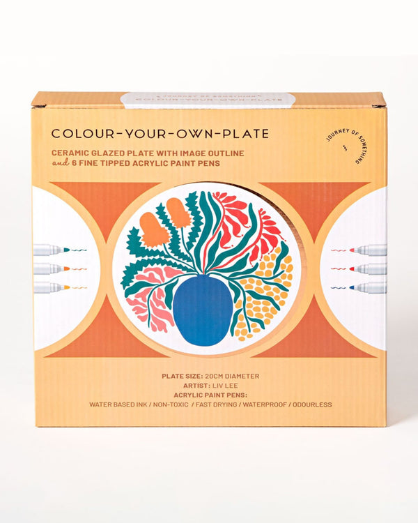 Paint Your Own Plate - Liv Lee  Journey of Something