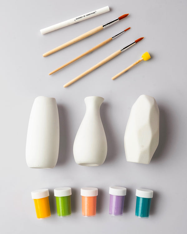 Paint Your Own Vases - Vase Painting Kit  Journey of Something