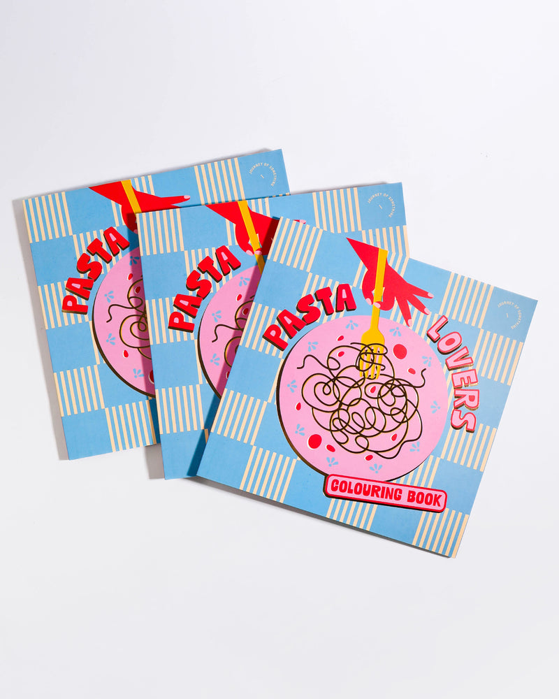 Pasta Lovers - Colouring Book - Pre Order Journey of Something