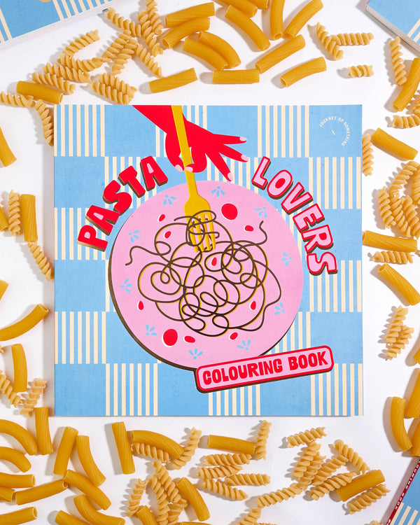 Pasta Lovers - Colouring Book - Pre Order Journey of Something