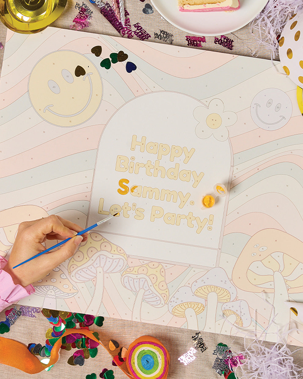 Personalised Paint by Numbers Journey of Something