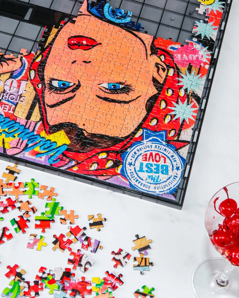 1000 piece puzzle - The Urban Pop Riveter Puzzles Drop Ship