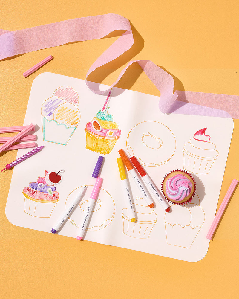 Wipeable Silicone Colouring Mat - Sweet As Art & Craft Kits Journey of Something