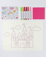 Wipeable silicone Mat - Unicorn Castle Art & Craft Kits Journey of Something