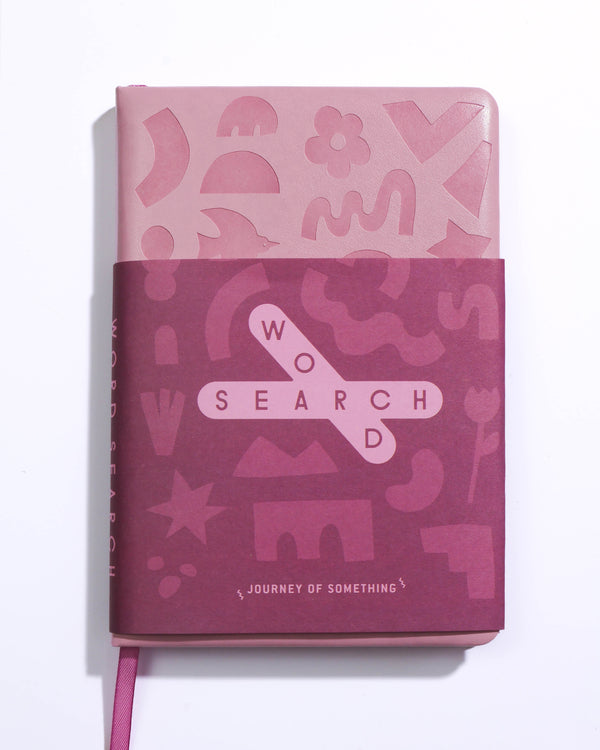 Word Search Pink Abstract - Pre Order Journey of Something