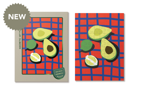 100 Piece Magnetic Puzzle Avocado is Life- Pack of 5 (RRP 5 x $30 = $150)