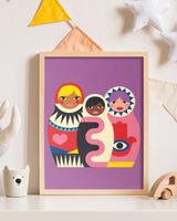 Kids Paint By Numbers Kit - Babushkas Art & Craft Kits Journey of Something