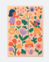 Kids Paint By Numbers Kit - Flower Patch Art & Craft Kits Journey of Something