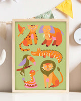 Kids Paint by Numbers - Little Safari Art & Craft Kits Journey of Something