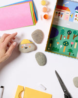 Kids Rock Painting Kit - Cool Faces Art & Craft Kits Journey of Something