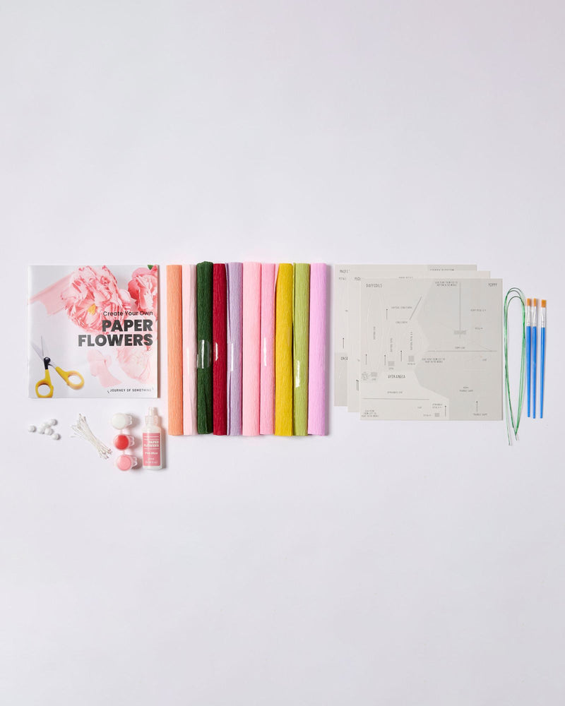 Paper Flower Making Kit | Craft Stunning Flowers | Journey of Something