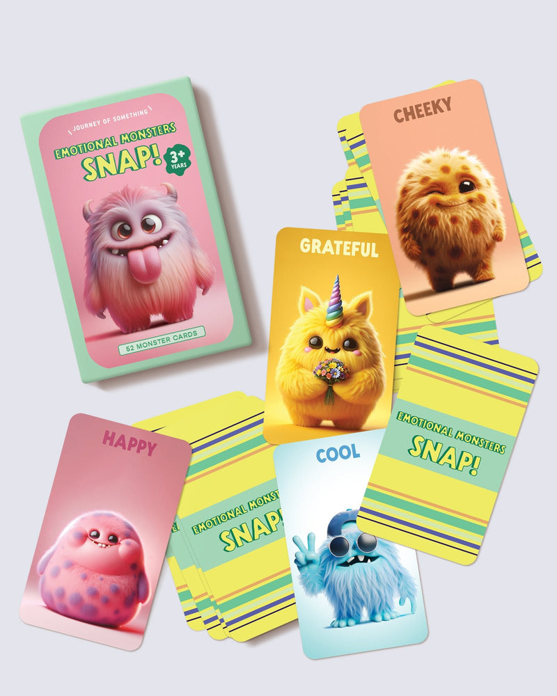 Magic Esnap Game Snap Card Game - Emotional Monsters