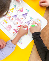 Wipeable Silicone Mat - Unicorn Castle Art & Craft Kits Journey of Something