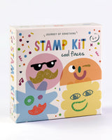 Wooden Stamp Kit - Cool Faces Art & Craft Kits Journey of Something