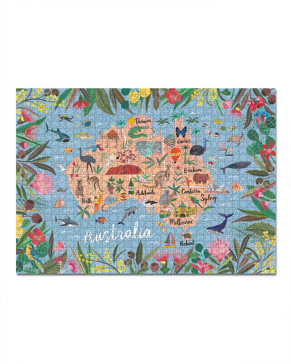 1000 Piece Puzzle - Australia Edition Puzzles Journey of Something