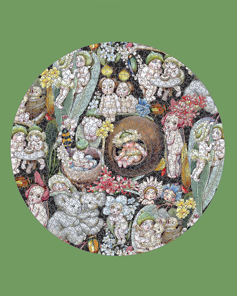 May Gibbs Gumnut Round Puzzle | May Gibbs Gumnut Babies | May Gibbs Jigsaw Puzzles | May Gibbs Puzzle | May Gibbs Gumnuts Art | May Gibbs | May Gibbs Artwork |  May Gibbs Australia |  May Gibbs Christmas | May Gibbs illustrations | May Gibbs Gumnut | May Gibbs Gumnuts Wall Decals
