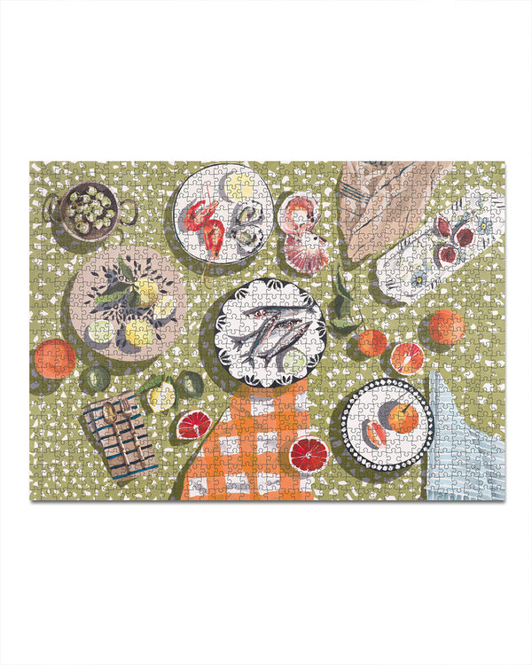 1000 Piece Puzzle - Table By The Sea Puzzles Journey of Something