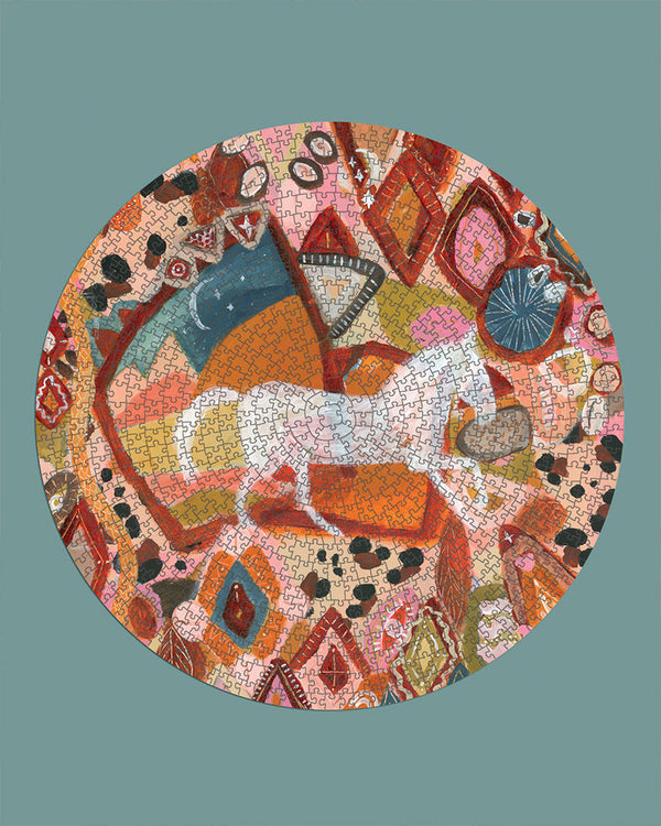 1000 Piece Round Puzzle (Circular) - When My Time Comes Puzzles Journey of Something