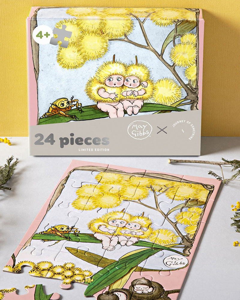 24 Piece Kids Puzzle - May Gibbs - Wattle Babies  Journey of Something