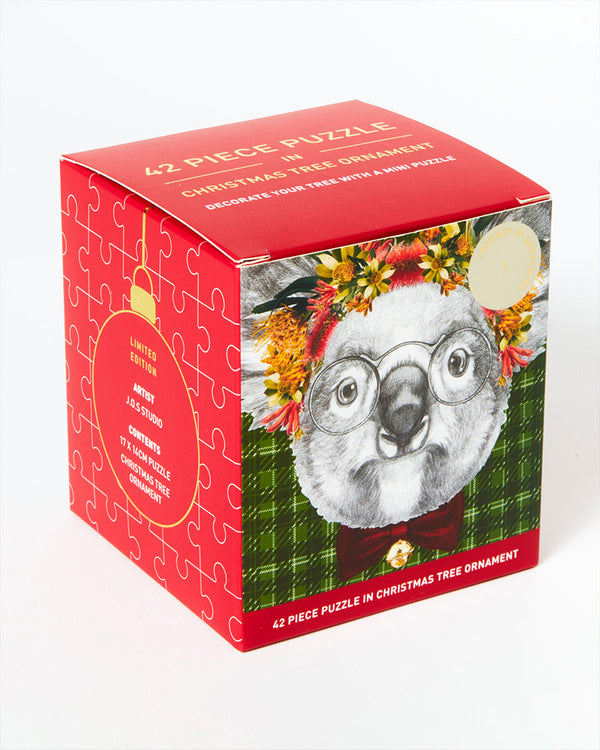 42 Piece Puzzle in Christmas Tree Ornament Puzzles Journey of Something