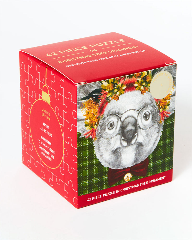 42 Piece Puzzle in Christmas Tree Ornament Puzzles Journey of Something