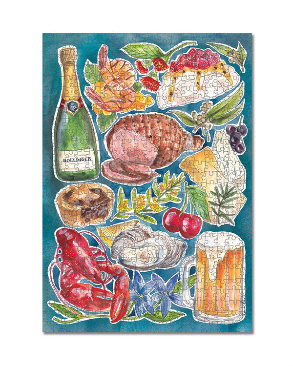 500 piece puzzle - Pavlova & Prawns Puzzles Journey of Something