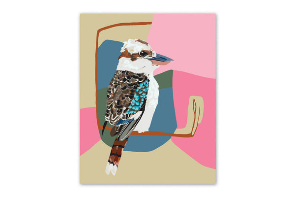 Unleash your creativity with the Kookaburra Laugh Paint by Numbers Kit. This unique set allows you to create a beautiful and detailed painting of a kookaburra with ease. 