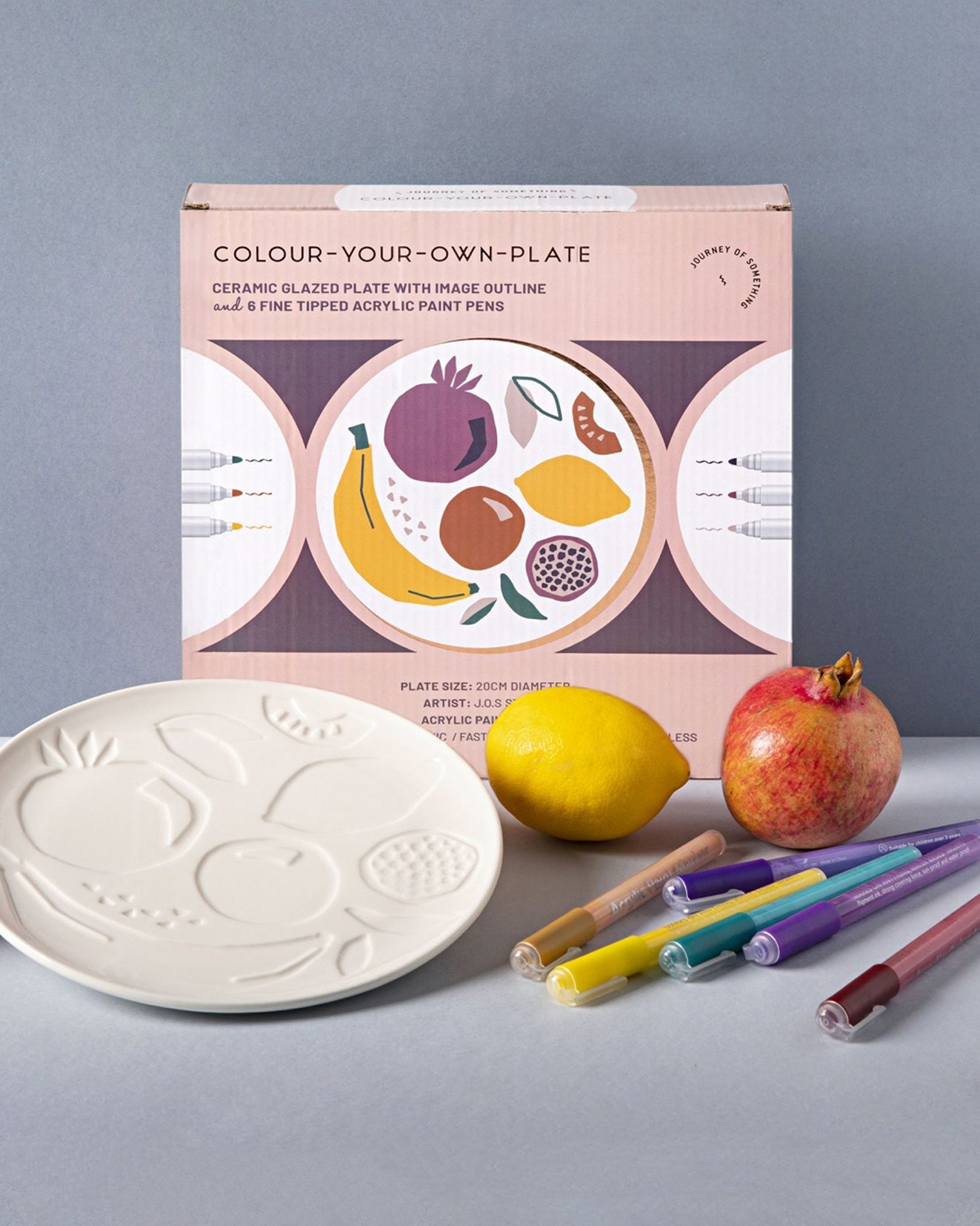 Paint Your Own Plate J.O.S Studio Journey of Something